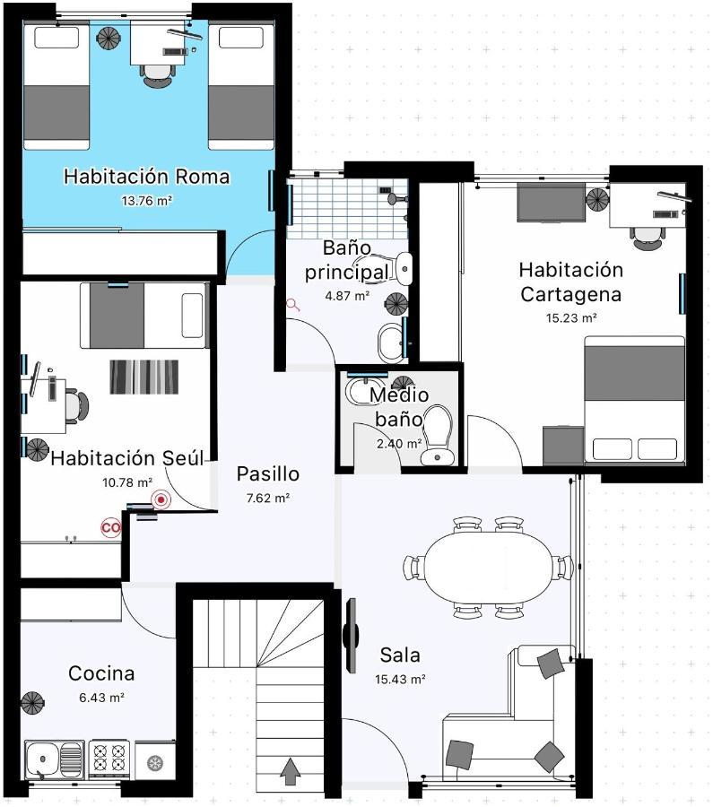 Habitacion Roma Apartment Мексико Сити Екстериор снимка